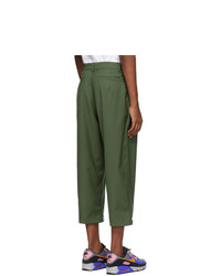 Landlord Green Cargo Suit Trousers