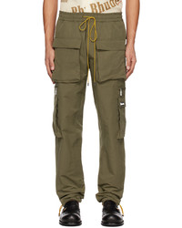 Rhude Green Classic Cargo Pants