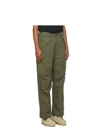 Nanamica Green Cordura Cargo Trousers
