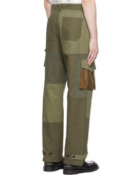 Andersson Bell Green Cotton Cargo Pants