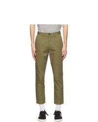 Ps By Paul Smith Green Cotton Cargo Pants