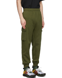 Nike Green Essential Fleece Cargo Lounge Pants