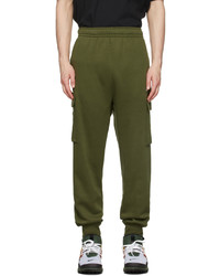 Nike Green Essential Fleece Cargo Lounge Pants