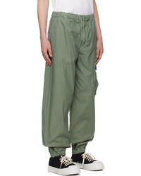 Miharayasuhiro Green Loose Fit Cargo Pants