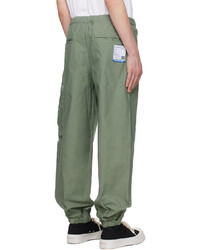 Miharayasuhiro Green Loose Fit Cargo Pants