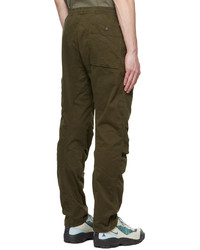 C.P. Company Green Mock Fly Trousers