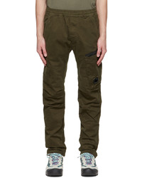 C.P. Company Green Mock Fly Trousers