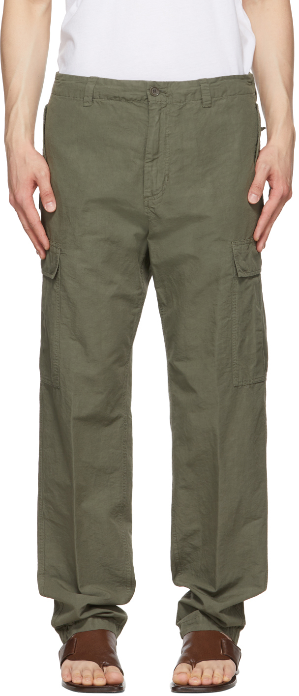 Aspesi Green Pantalone Carrier Cargo Trousers, $490 | SSENSE | Lookastic