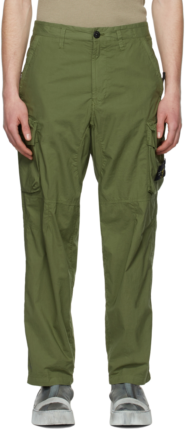 Stone Island Green Parachute Cargo Pants, $440 | SSENSE | Lookastic