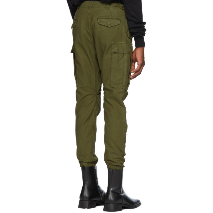 R13 Green Surplus Military Cargo Pants, $192 | SSENSE | Lookastic