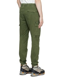 Stone Island Green Tapered Cargo Pants