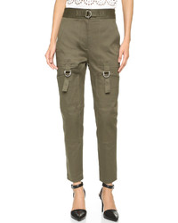 Alexander Wang High Waisted Pants With Cargo Pockets
