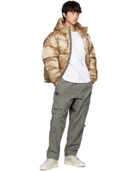 AAPE BY A BATHING APE Khaki Moonface Tapered Cargo Pants