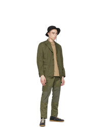 Comme des Garcons Homme Khaki Twill Cargo Pants