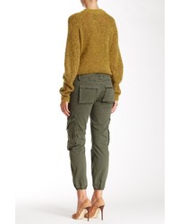 Fire Mid Rise Cropped Banded Cargo Pant