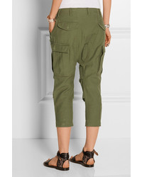 Nlst Cropped Cotton Cargo Pants