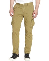 Green Cotton Olive Cargo Pants