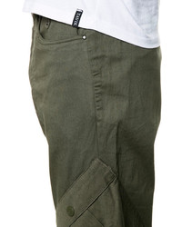 Play Cloths The Remote Cargo Pants In Olive Green