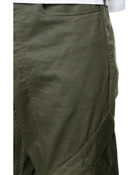 Play Cloths The Remote Cargo Pants In Olive Green