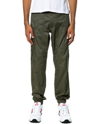 Play Cloths The Remote Cargo Pants In Olive Green