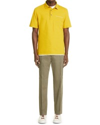 Zegna Pure Cotton Cargo Pants In Green At Nordstrom