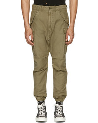 R 13 R13 Green Military Cargo Pants
