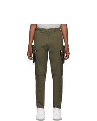 Stone Island Shadow Project Shadow Project Green Cargo Trousers