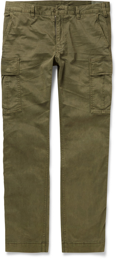 Polo Ralph Lauren Slim Fit Cotton Cargo Trousers, $125 | MR PORTER |  Lookastic