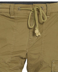 Denim & Supply Ralph Lauren Solid Cotton Jogger Cargo Pants