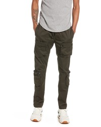 KUWALLA Stretch Cotton Utility Pants In Army At Nordstrom