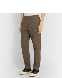 orSlow Tapered Cotton Canvas Cargo Trousers