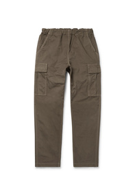 orSlow Tapered Cotton Canvas Cargo Trousers