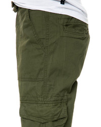 The Essentials The Basic Cargo Joggers In Olive