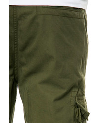 The Essentials The Basic Cargo Joggers In Olive