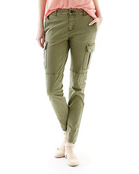 womens cargo pants jcpenney