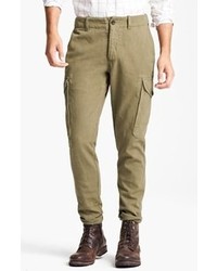 Todd Snyder Infantry Herringbone Cargo Pants Olive 30