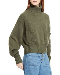 Chloé Chloe Iconic Cashmere Turtlenck Sweater