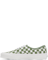 Vans Green White Og Authentic Lx Sneakers