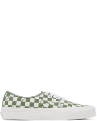 Vans Green White Og Authentic Lx Sneakers