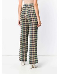 Aalto Checked Flared Trousers