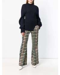 Aalto Checked Flared Trousers