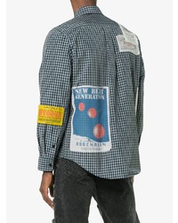 Martine Rose Checked Patch Shirt