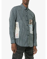 Martine Rose Checked Patch Shirt