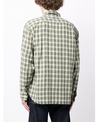 AFB Logo Embroidered Checked Shirt