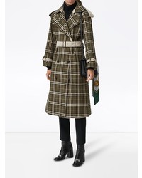 Burberry Check Trench Coat