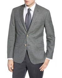 Olive Check Wool Blazers for Men | Lookastic