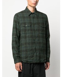 Aspesi Check Pattern Wool Shirt