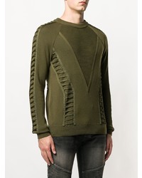 Balmain Chevron Knitted Sweater