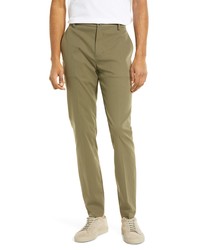 7 For All Mankind Adrien Chinos In Military Green At Nordstrom