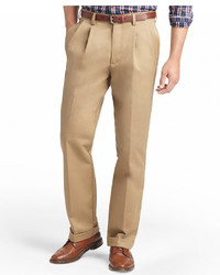 Izod American Classic Fit Wrinkle Free Pleated Chino Pants